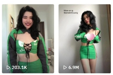 Cô gái trẻ gây "sốt" với thiết kế độc đáo từ áo đồng phục xe ôm công nghệ