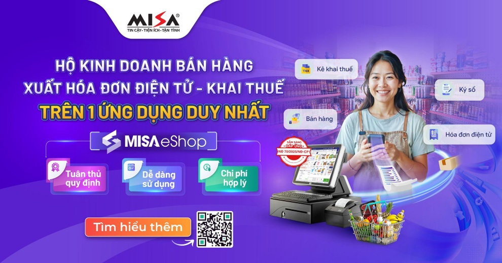 Hộ kinh doanh bán hàng, xuất hóa đơn, khai thuế trên một phần mềm duy nhất - 4