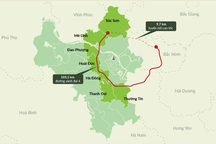 Dấu mốc khởi công vành đai 4 Vùng thủ đô Hà Nội