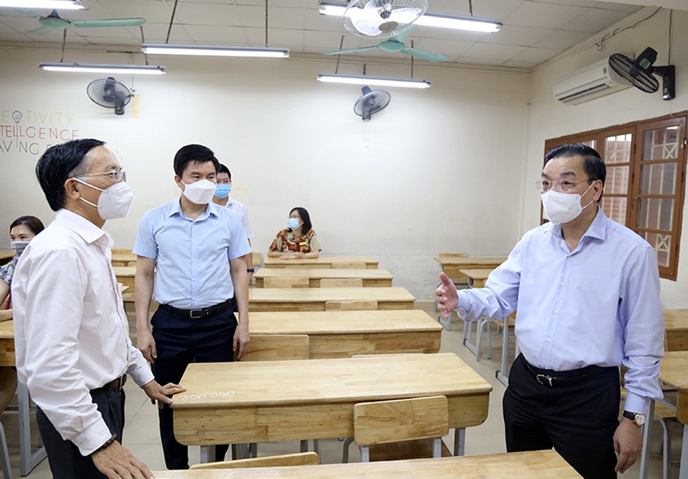 Hà Nội: Diễn tập phòng chống Covid-19 kỳ thi tuyển sinh vào lớp 10 - 1 Hà Nội: Diễn tập phòng chống Covid-19 kỳ thi tuyển sinh vào lớp 10 - 1