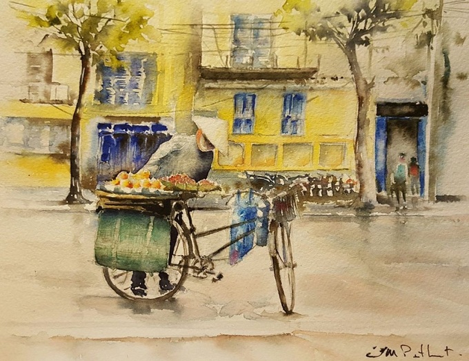 1-postcard Người HN