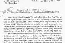 Vĩnh Phúc họp bàn "sửa sai" trong việc tuyển dụng viên chức giáo dục 