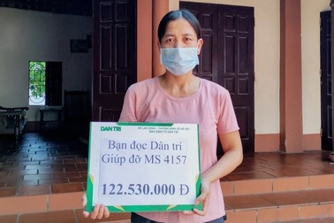 4 đứa trẻ mồ côi cha được bạn đọc giúp đỡ hơn 122 triệu đồng