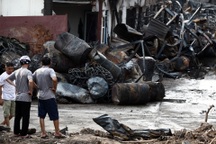 Toàn cảnh kho hoá chất sau đám cháy lớn