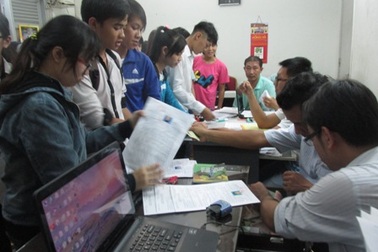 TPHCM: Hồ sơ đăng ký thi Cao đẳng tăng