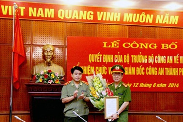 Nguyên Trưởng phòng Cảnh sát hình sự làm Phó Giám đốc CA Hà Nội