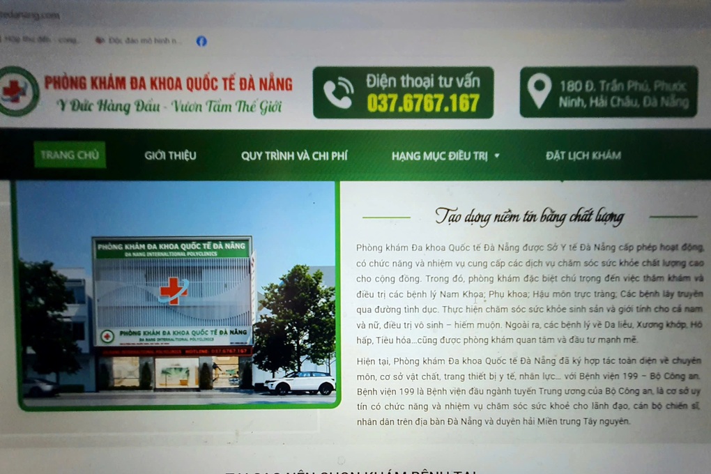 Khởi tố nhóm bác sĩ rởm ở Phòng khám đa khoa quốc tế Đà Nẵng - 1 Khởi tố nhóm bác sĩ rởm ở Phòng khám đa khoa quốc tế Đà Nẵng - 1