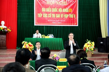 Ông Nguyễn Văn Bình: "Đặt cử tri vào vị trí của mình để xử lý giải quyết thấu tình đạt lý”