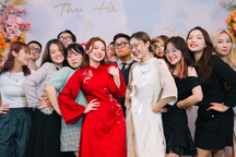 Dàn trai xinh, gái đẹp vui mừng đến đám cưới của hot girl Đặng Thu Hà
