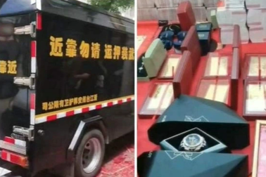 Người đàn ông Trung Quốc dùng xe bọc thép chở sính lễ cưới 1,4 triệu USD