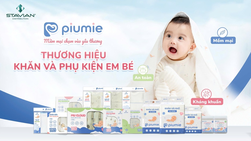 Thương hiệu khăn và phụ kiện em bé Piumie ra mắt tại Việt Nam - 1 Thương hiệu khăn và phụ kiện em bé Piumie ra mắt tại Việt Nam - 1