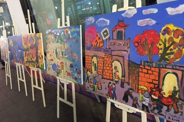 Triển lãm tranh thiếu nhi “Sắc màu tuổi thơ năm 2016”