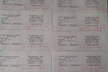 Cô giáo dạy toán gây sốt mạng xã hội vì lời phê siêu dễ thương