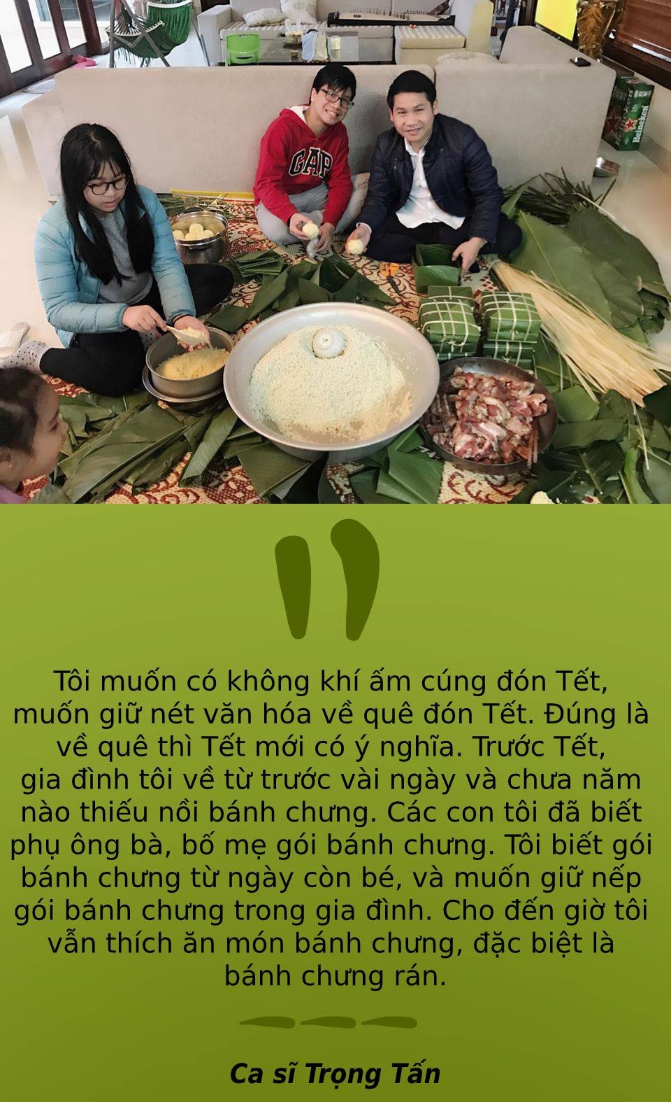 Bật cười, thấm thía, hoài niệm... với chuyện ăn Tết của “sao” - 5 Bật cười, thấm thía, hoài niệm... với chuyện ăn Tết của “sao” - 5