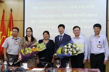 Bộ TN-MT bổ nhiệm 2 Phó Tổng cục trưởng Tổng cục Quản lý đất đai