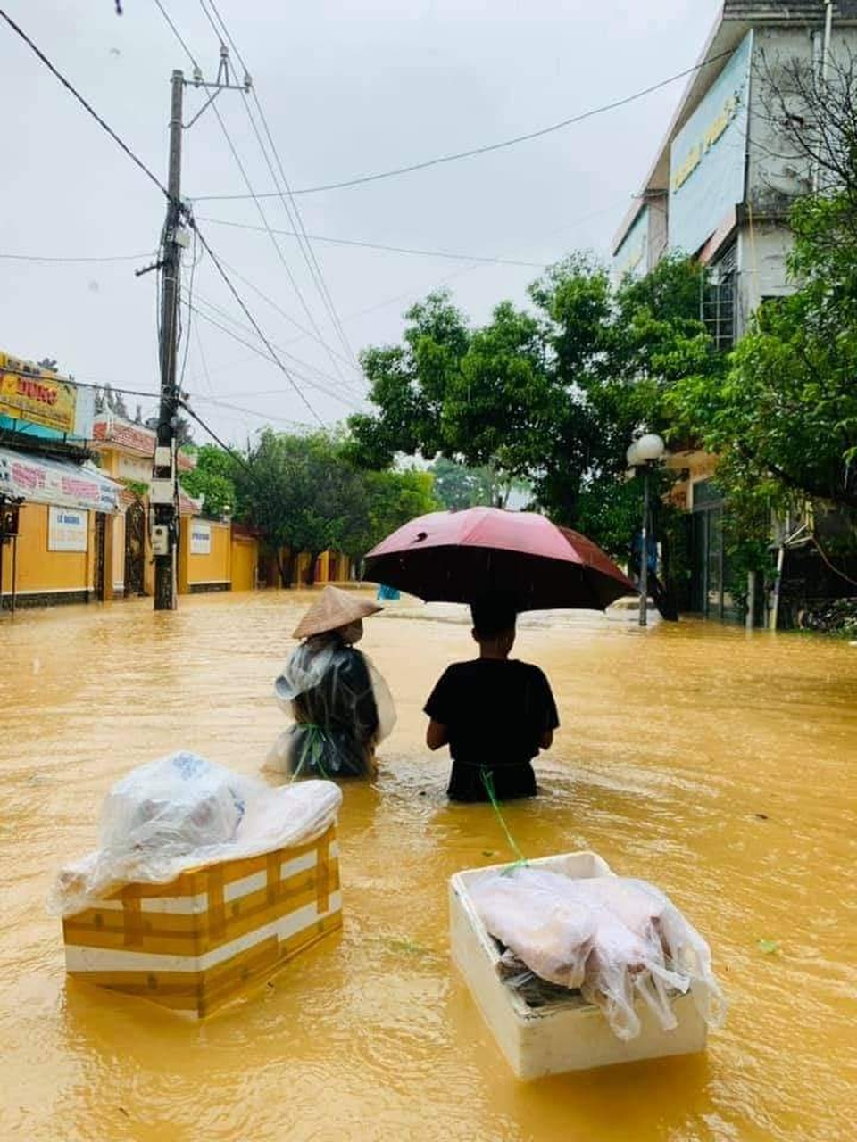Nước lũ bắt đầu bủa vây những điểm cao nhất TP Huế - 25 Nước lũ bắt đầu bủa vây những điểm cao nhất TP Huế - 25