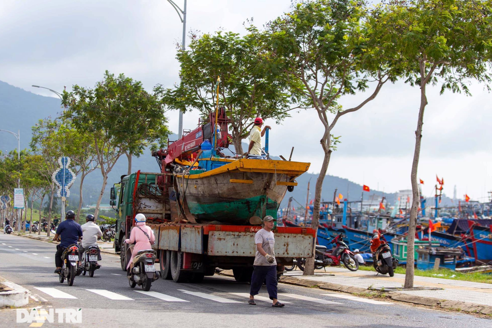 Hàng trăm tàu thuyền của ngư dân Đà Nẵng được đưa lên bờ tránh bão số 9 - 5 Hàng trăm tàu thuyền của ngư dân Đà Nẵng được đưa lên bờ tránh bão số 9 - 5