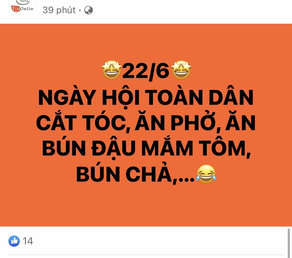 Dân mạng háo hức với ngày hội toàn dân đi ăn sáng, cắt tóc - 1 Dân mạng háo hức với ngày hội toàn dân đi ăn sáng, cắt tóc - 1