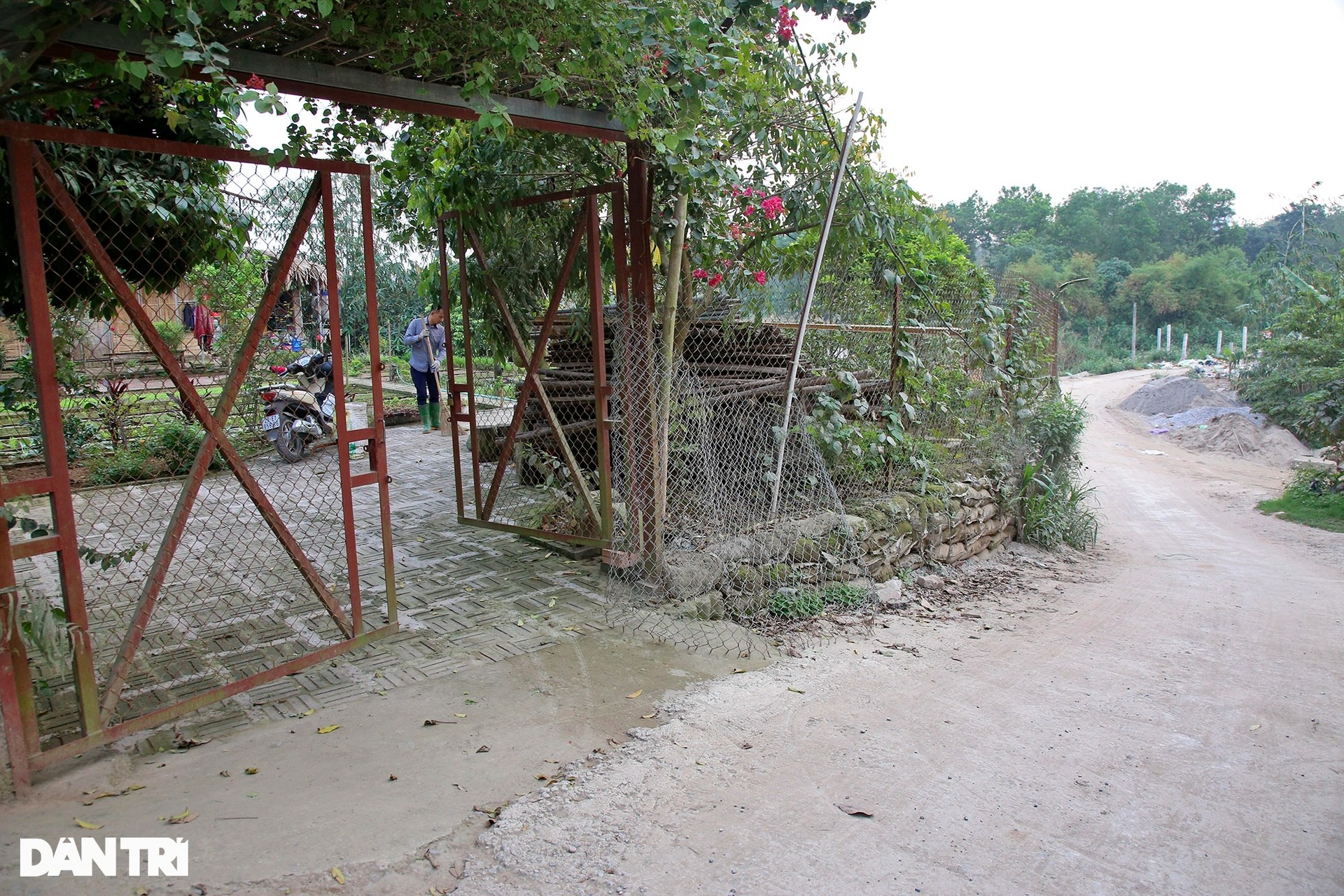 Bãi giữa sông Hồng bị chia cắt, dựng cổng sắt, quây lưới thép xí phần - 14 Bãi giữa sông Hồng bị chia cắt, dựng cổng sắt, quây lưới thép xí phần - 14