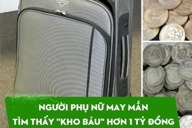 Người phụ nữ may mắn tìm thấy "kho báu" hơn 1 tỷ đồng bên trong chiếc vali