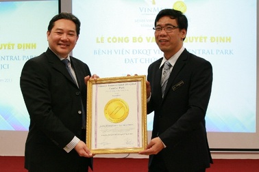 Bệnh viện Vinmec Central Park đạt chứng chỉ toàn cầu JCI