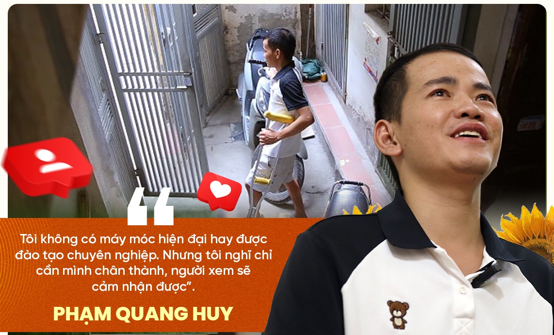 9X suy thận chống nạng làm TikTok, 8 năm cãi số từ phòng trọ 4m2 - 19 9X suy thận chống nạng làm TikTok, 8 năm cãi số từ phòng trọ 4m2 - 19