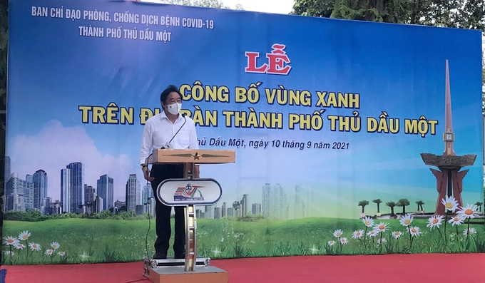 TP đầu tiên ở Bình Dương được công bố “vùng xanh”, trở lại trạng thái bình thường mới - Ảnh 1.