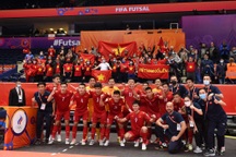 CĐV thế giới "ngả mũ" trước màn trình diễn của tuyển futsal Việt Nam