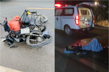 Đèn pha ô tô gây lóa mắt, 2 người đi xe máy tai nạn nghiêm trọng