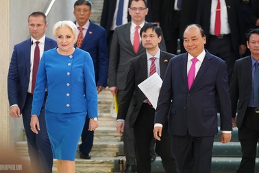 Thủ tướng Việt Nam, Romania hội đàm