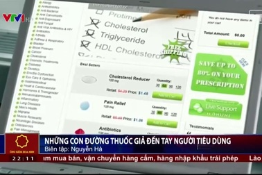 Mua thuốc qua mạng: Cẩn thận thuốc giả