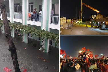 Màn ăn mừng “cực dị” sau chiến thắng đội tuyển Việt Nam, mưa lớn nhiều tỉnh thành “thất thủ”