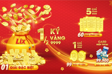 Cùng LIX rước lộc vàng với tổng giá trị hơn 4 tỷ đồng