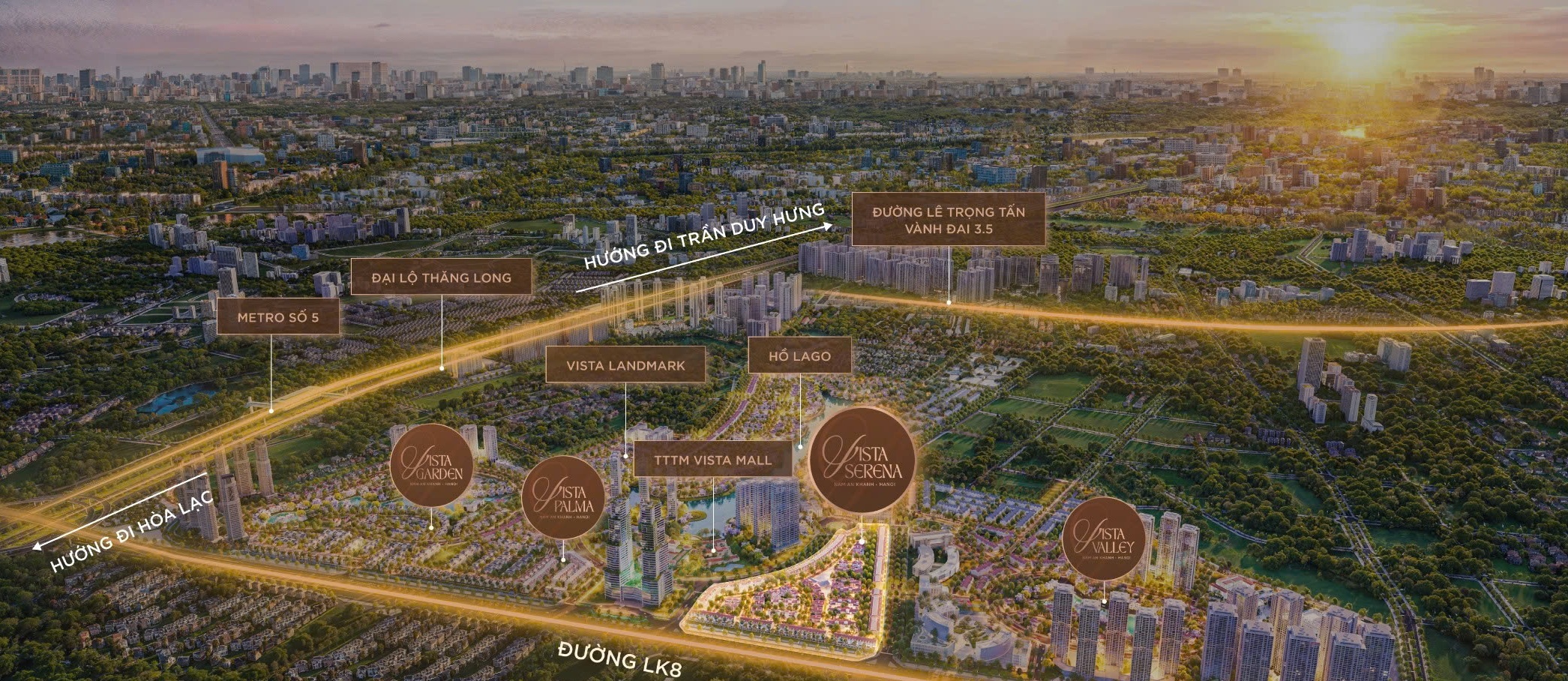 SJ Group đua nước rút, Vista Nam An Khánh đón sóng hạ tầng tại Vành đai 3.5 - 4