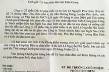 Tước đất của dân giao cho doanh nghiệp: Chính phủ yêu cầu Kiên Giang báo cáo trước 30/9!