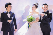 Quang Hà và Việt Anh bất ngờ làm phù rể đám cưới