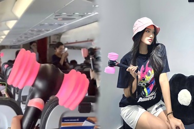 Dàn sao "đổ bộ" Hà Nội, bất ngờ khi trên máy bay toàn là fan Blackpink