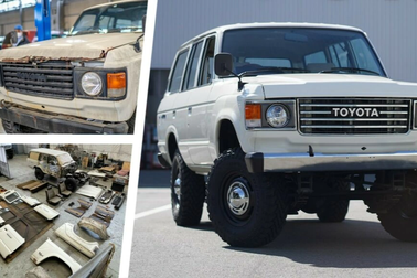 "Hô biến" một chiếc Toyota Land Cruiser từ xe han gỉ thành xe điện