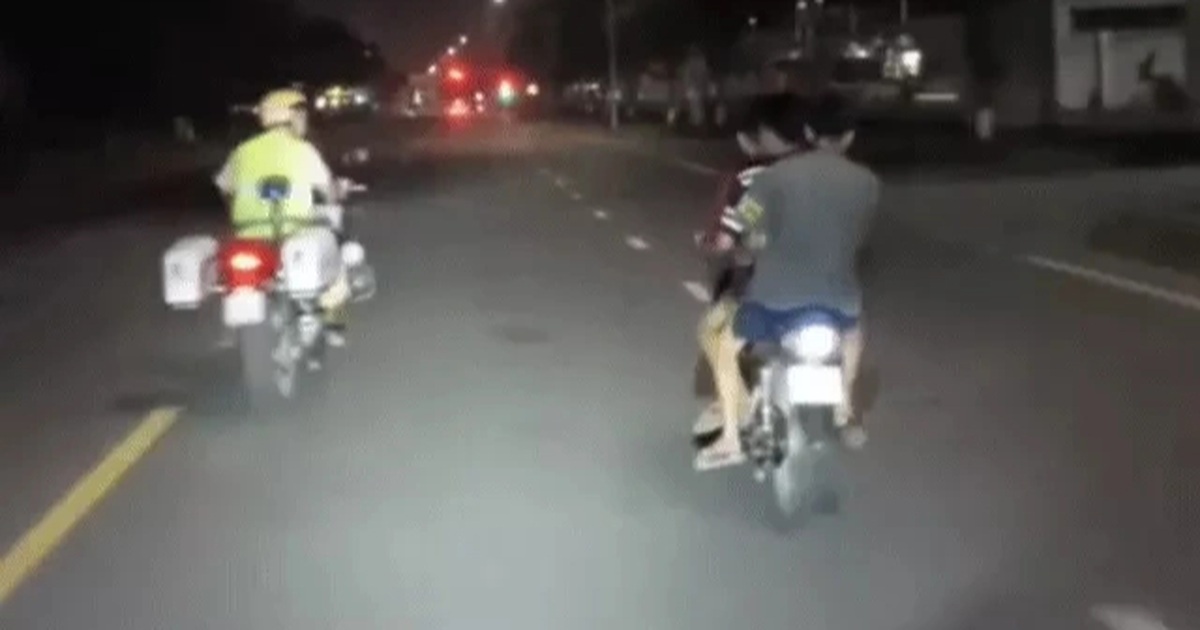 Xác định danh tính 3 thanh niên lạng lách xe máy thách thức CSGT