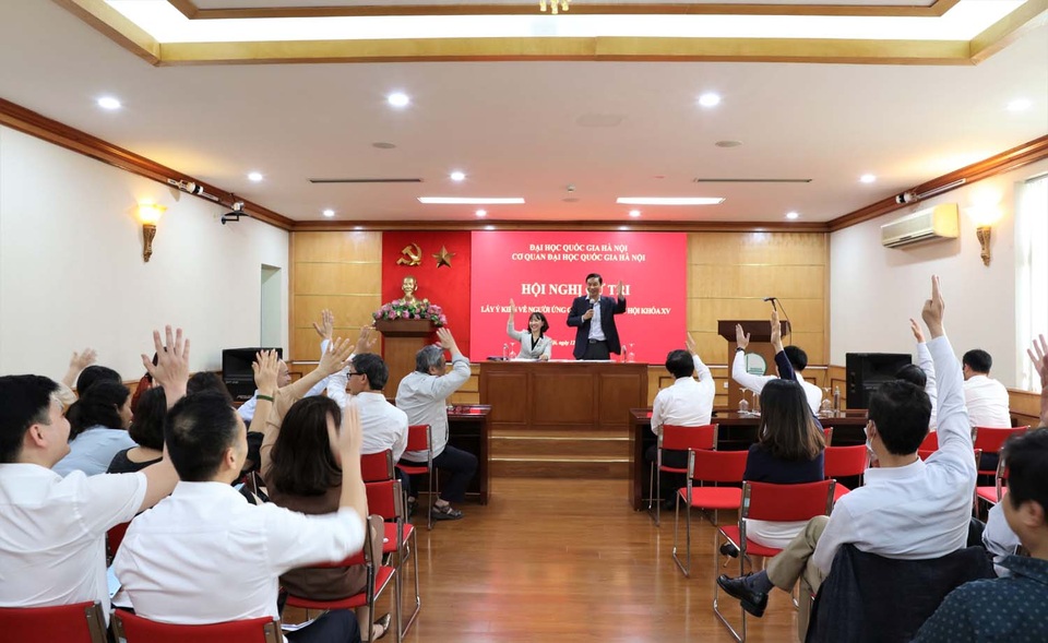 Giám đốc ĐHQGHN được tín nhiệm giới thiệu ứng cử Đại biểu Quốc hội khóa XV - 1 Giám đốc ĐHQGHN được tín nhiệm giới thiệu ứng cử Đại biểu Quốc hội khóa XV - 1