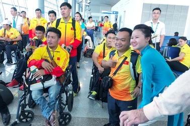 Vietnam Airlines phục vụ Đoàn thể thao Việt Nam dự Asian Para Games 3