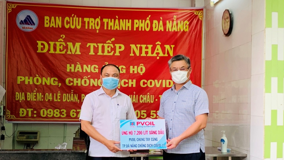 PVOIL ủng hộ hơn 7.000 lít xăng dầu, chung tay cùng TP. Đà Nẵng chống dịch Covid-19 - 1 PVOIL ủng hộ hơn 7.000 lít xăng dầu, chung tay cùng TP. Đà Nẵng chống dịch Covid-19 - 1