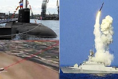 Chi tiết vụ phóng tên lửa Kalibr từ tàu Kilo vào Syria