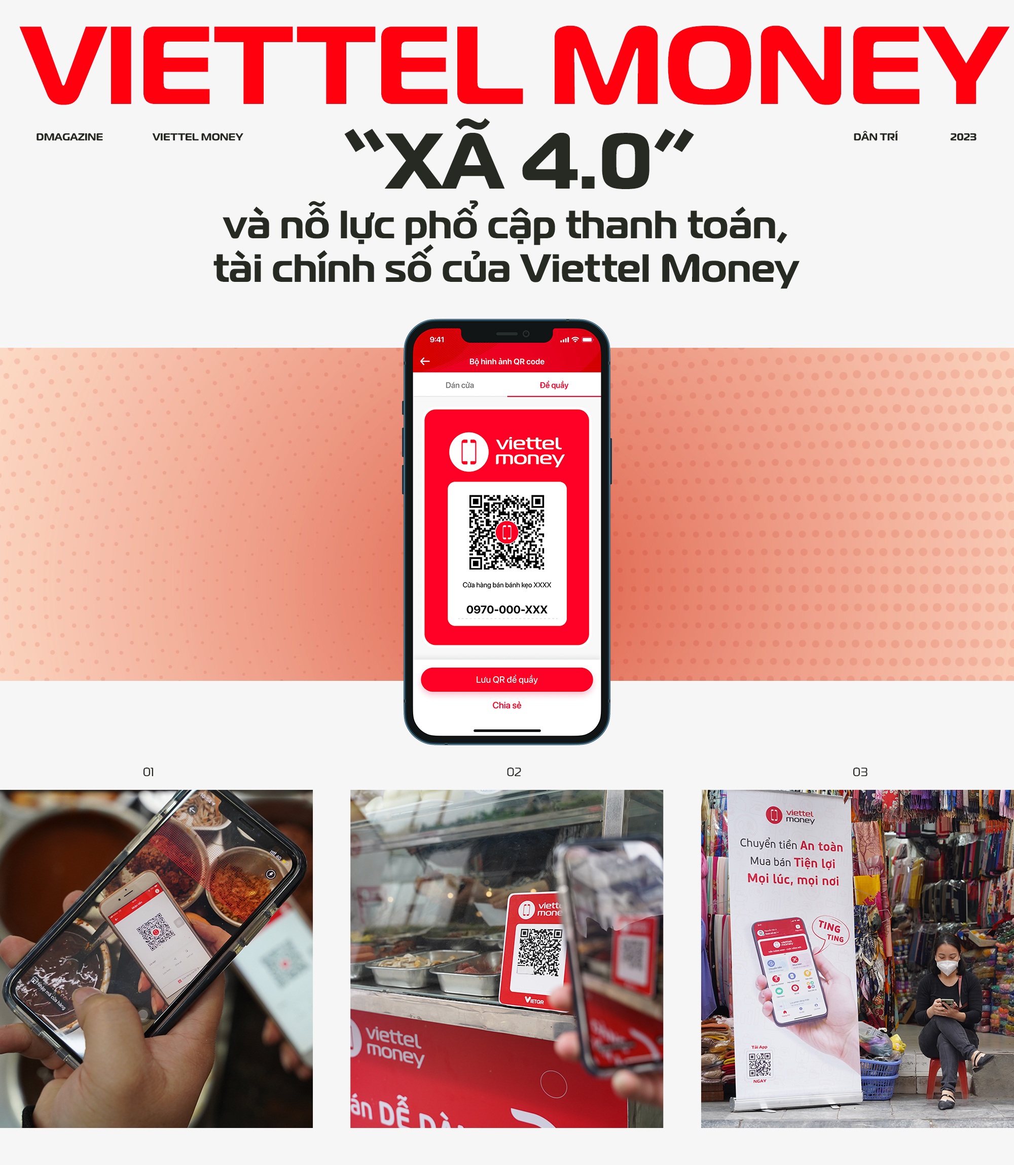 "Xã 4.0" và nỗ lực phổ cập thanh toán, tài chính số của Viettel Money