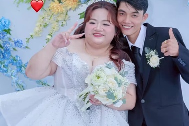 Cô dâu 92kg lấy chồng 50kg gây sốt mạng
