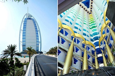 Ngắm khách sạn 7 sao dát vàng siêu xa xỉ