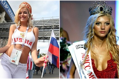 Fan nữ xinh nhất Nga hóa ra là hoa hậu từng đóng phim 18+