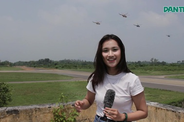 Sẵn sàng đội hình 10 trực thăng bay kéo cờ mừng Quốc khánh 2/9