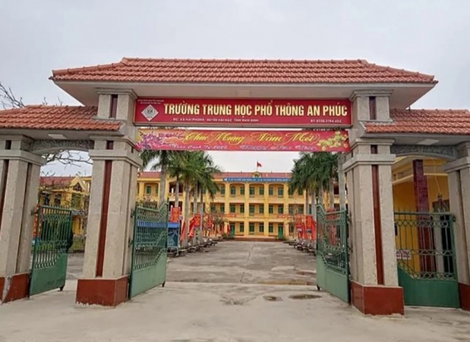 Trường THPT An Phúc, huyện Hải Hậu (Nam Định).