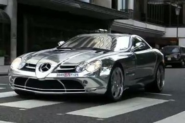 Ngắm siêu xe Mercedes SLR McLaren độ Brabus mạ crôm